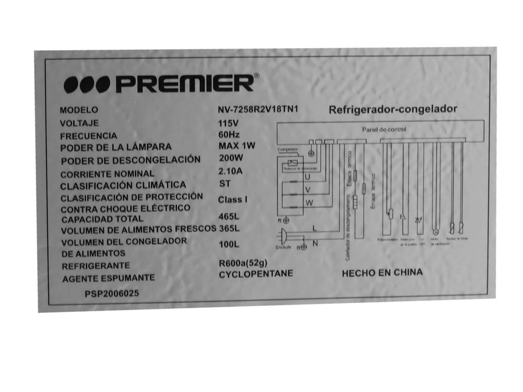 NEVERA 463L/16PC INVERTER (NF)