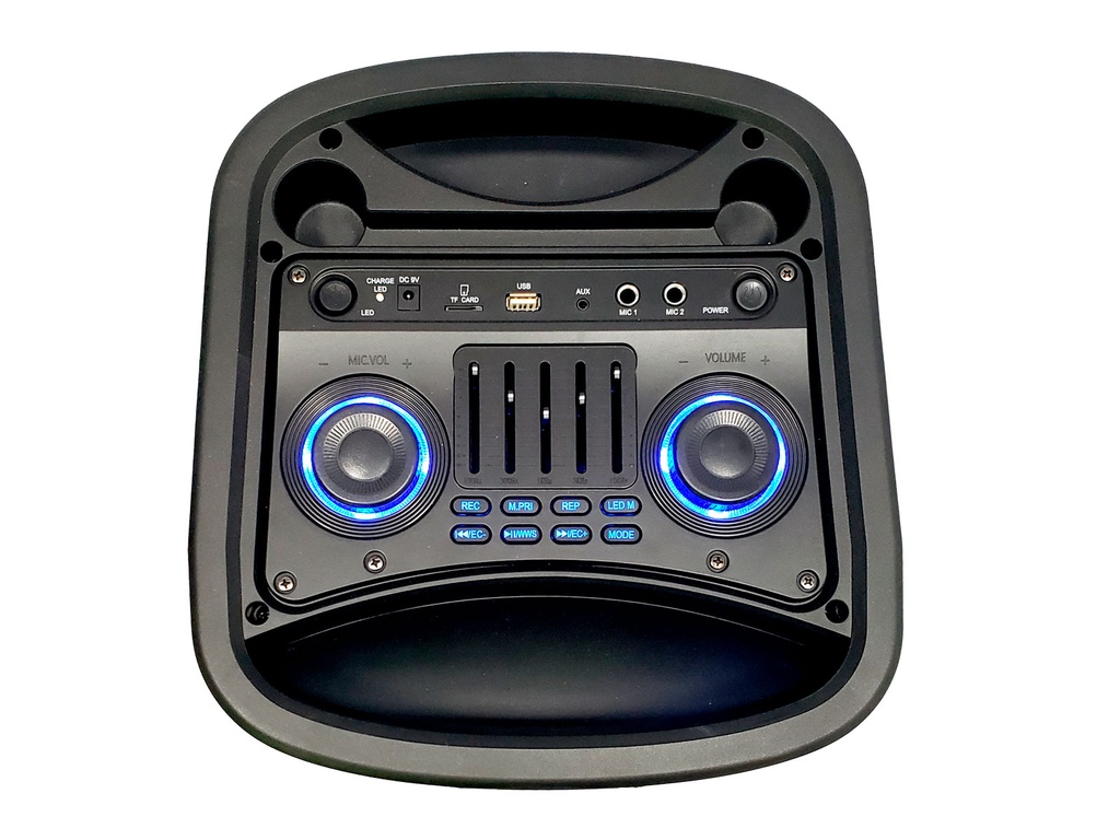 BOCINA 2x10" REC/FM/BT/USB/TF/MIC/T WS C/CONTROL RE