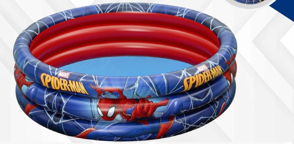 PISCINA REDONDA DE SPIDER MAN PARA NIÑOS 122*30CM