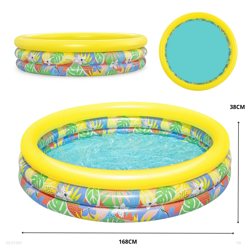 PISCINA INFLABLE PARA BEBES 168*38CM