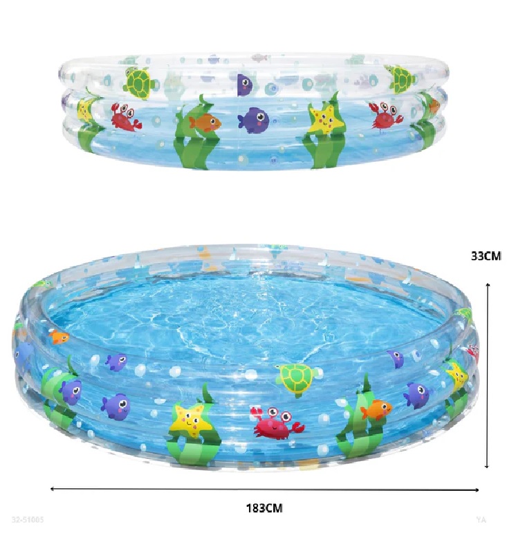 PISCINA INFLABLE PARA NIÑOS 183*33CM