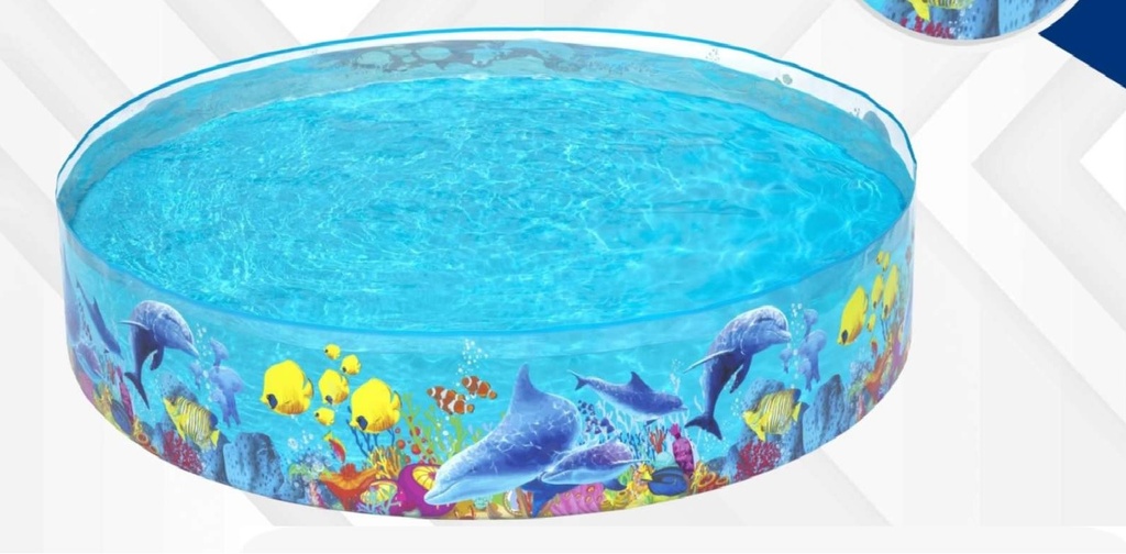 PISCINA PLASTICA REDONDA PARA NIÑOS 244*46CM