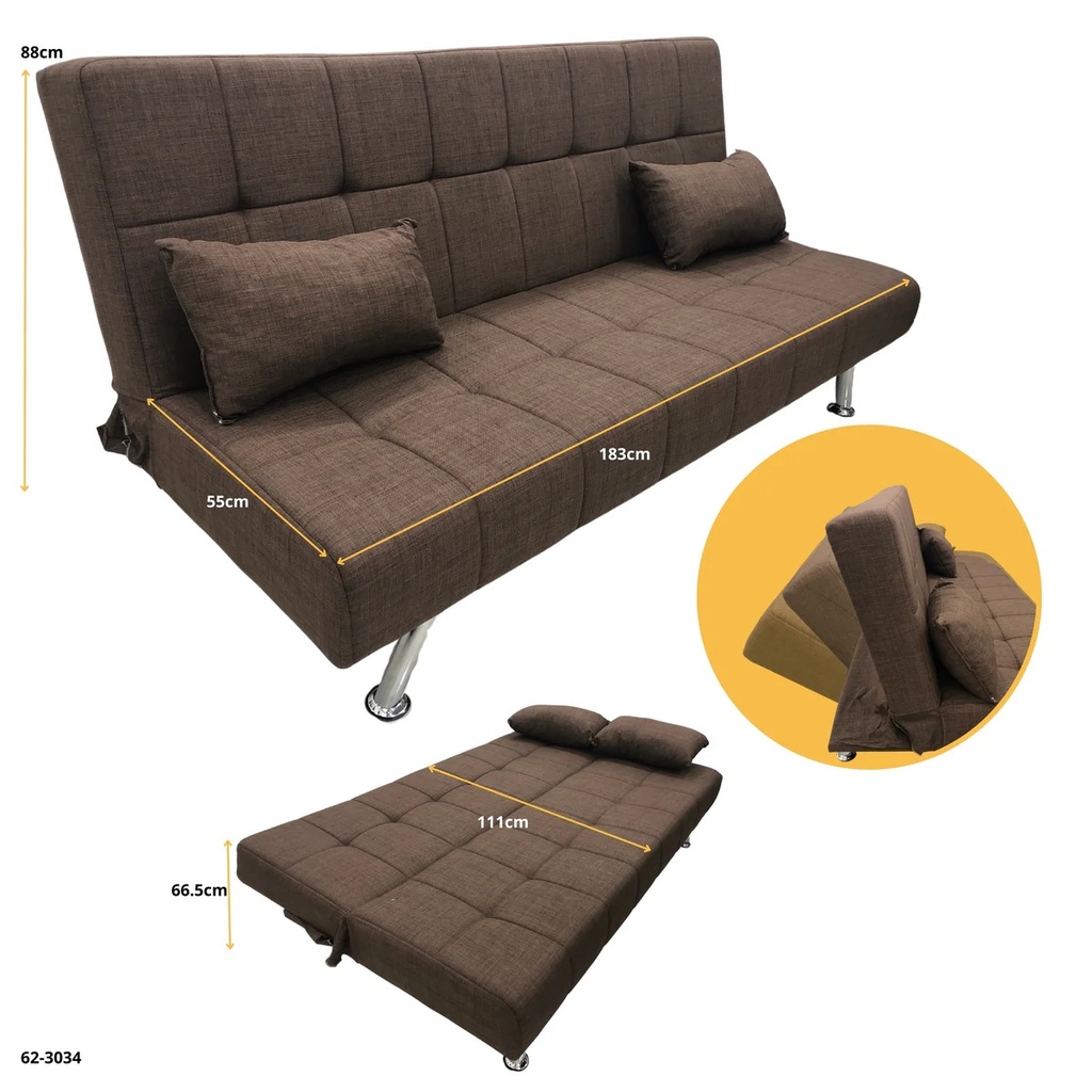 SOFA CAMA LISBURN CHOCOLATE