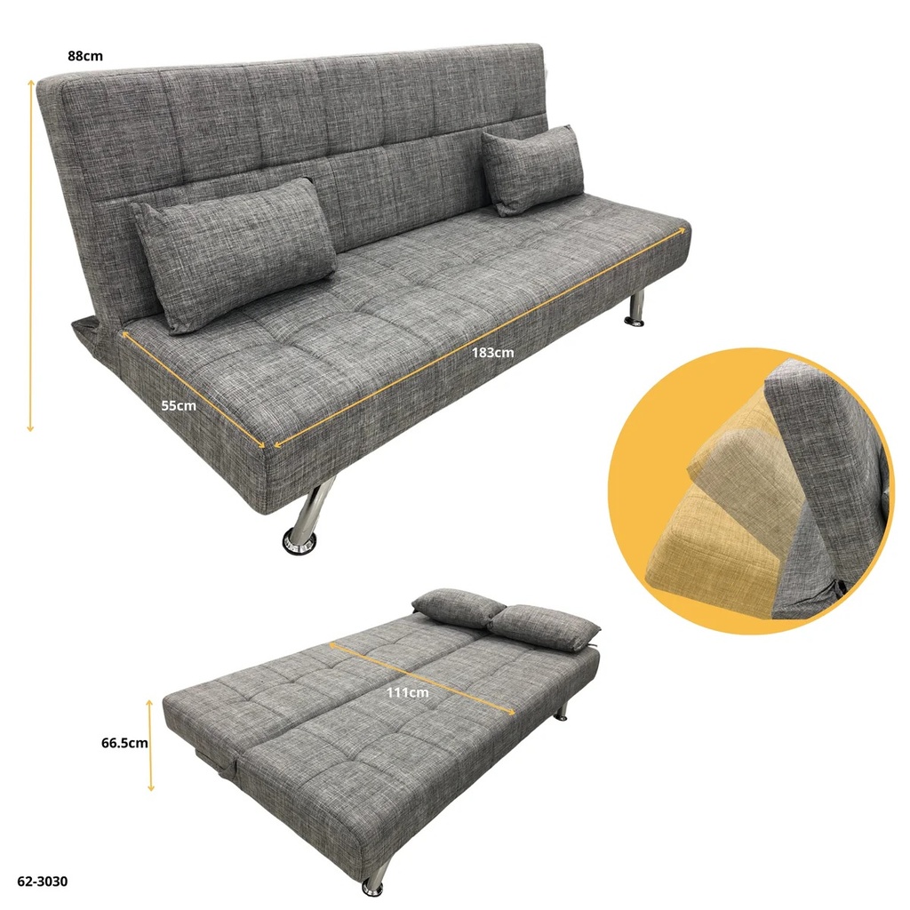 SOFA CAMA LISBURN GRIS