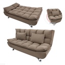 SOFA CAMA CHOCOLATE 1.9*1.2 + 2 COJINES