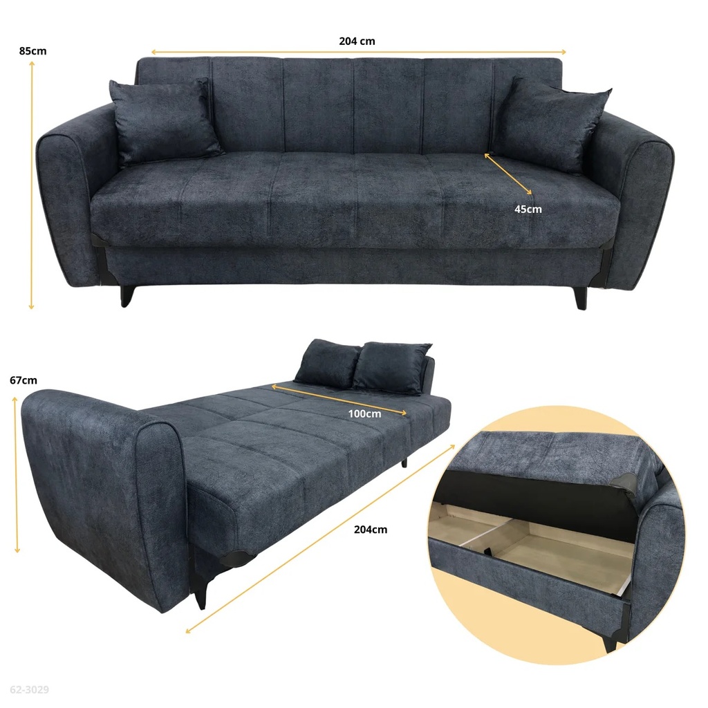 SOFA CAMA AZUL