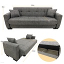 SOFA CAMA GRIS CLARO