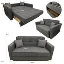 SOFA CAMA MAX PRIME GRIS