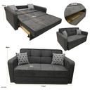 SOFA CAMA MAX PRIME GRIS