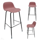 SILLA DE BAR MODERNA ROSA