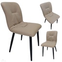 SILLA MODERNA DE TELA BEIGE