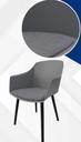 SILLA MODERNA GRIS