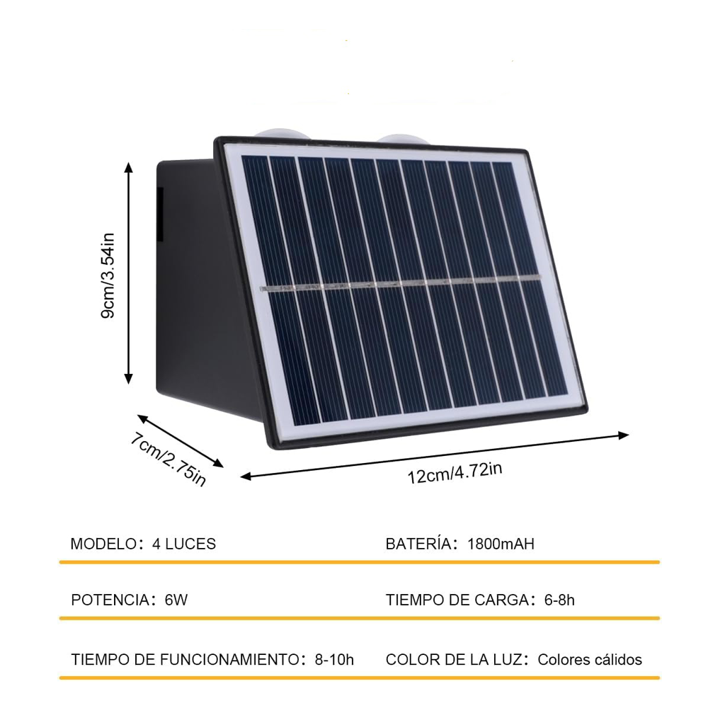 LAMPARA SOLAR EXTERIOR