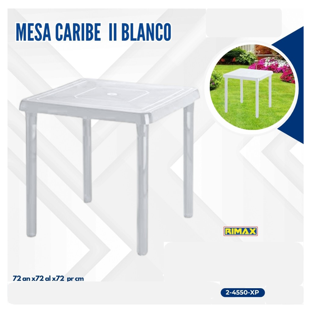 MESA CARIBE II BLANCO