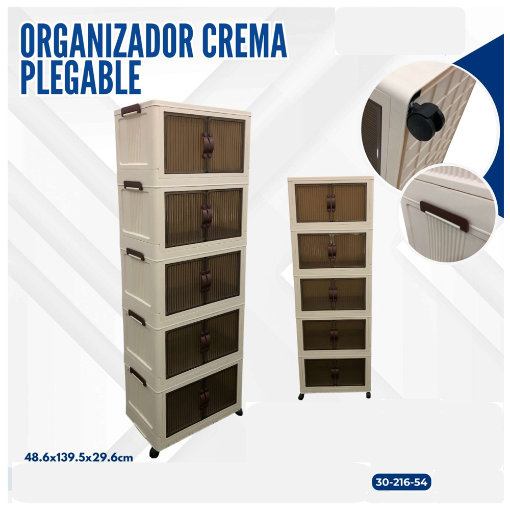 ORGANIZADOR BLANCO PLEGABLE