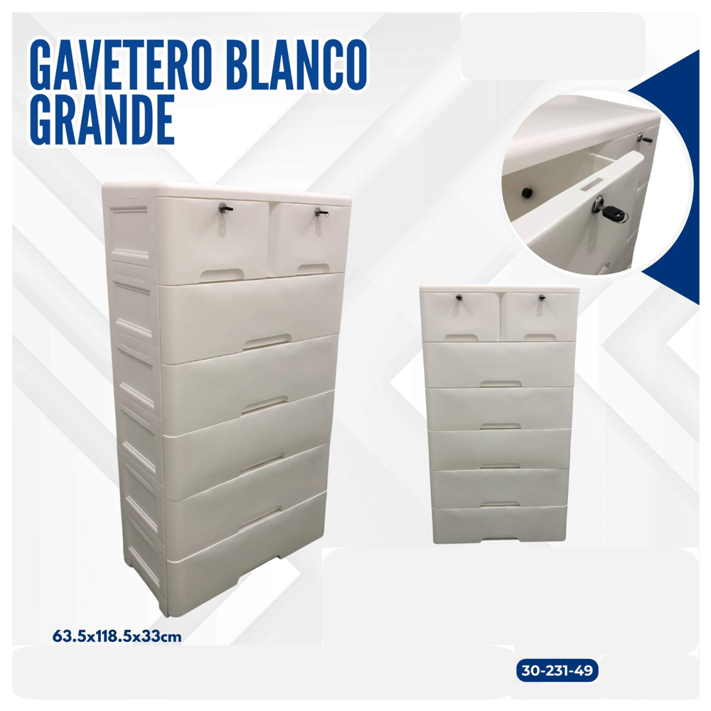 GAVETERO BLANCO GRANDE