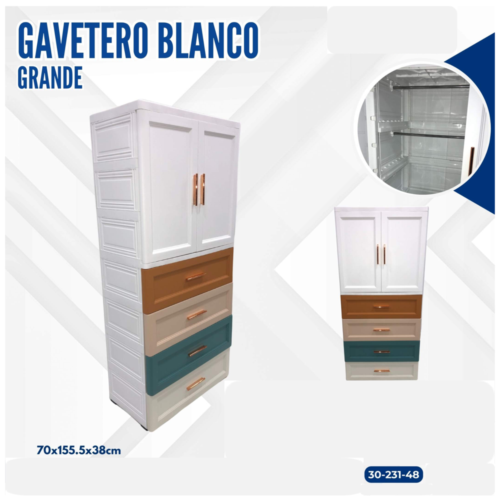 GAVETERO GRIS GRANDE