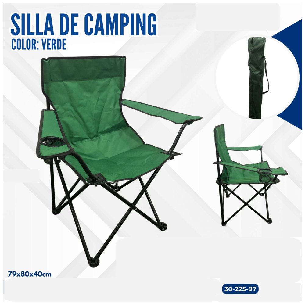 SILLA DE CAMPING VERDE