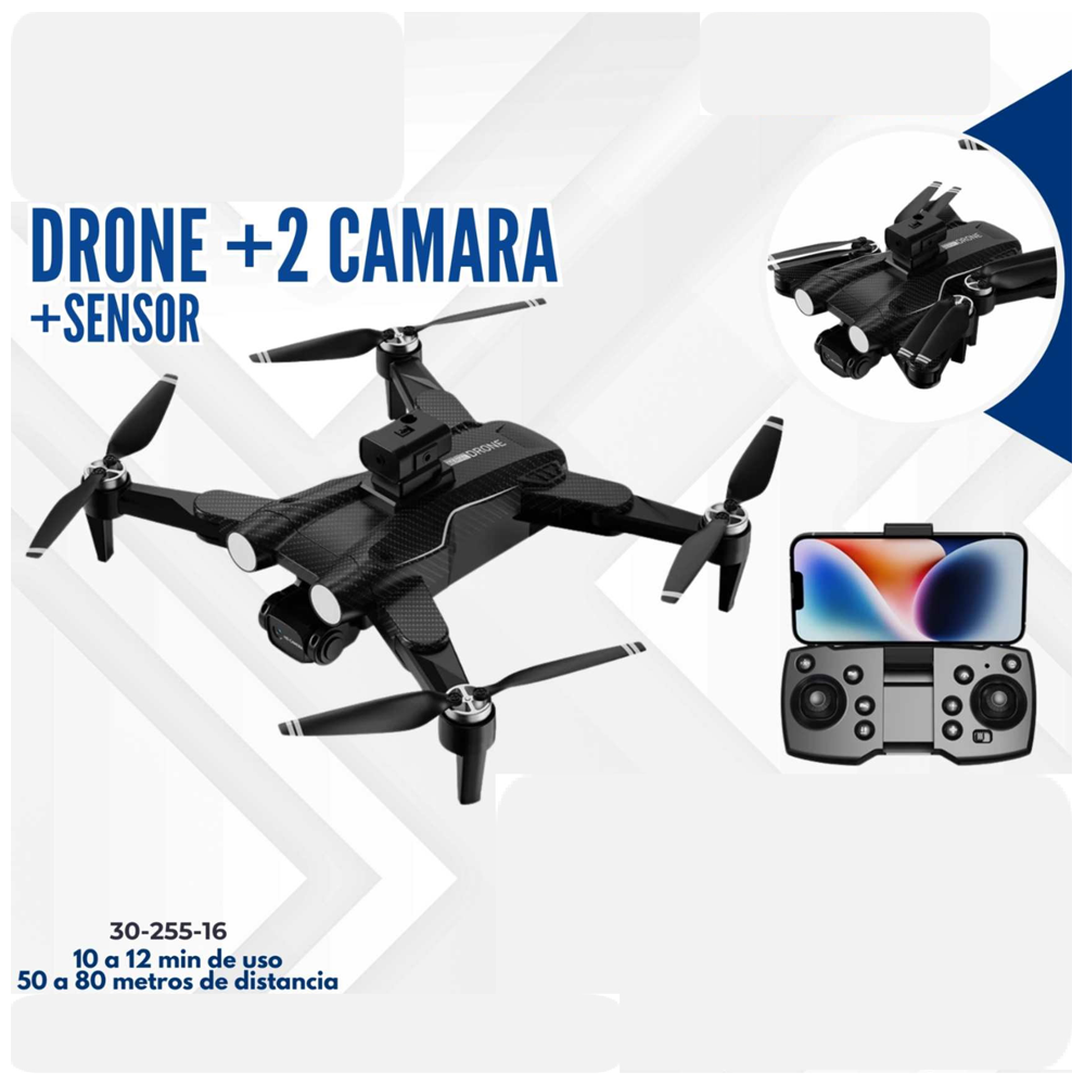 DRONE +2 CAMARA+SENSOR