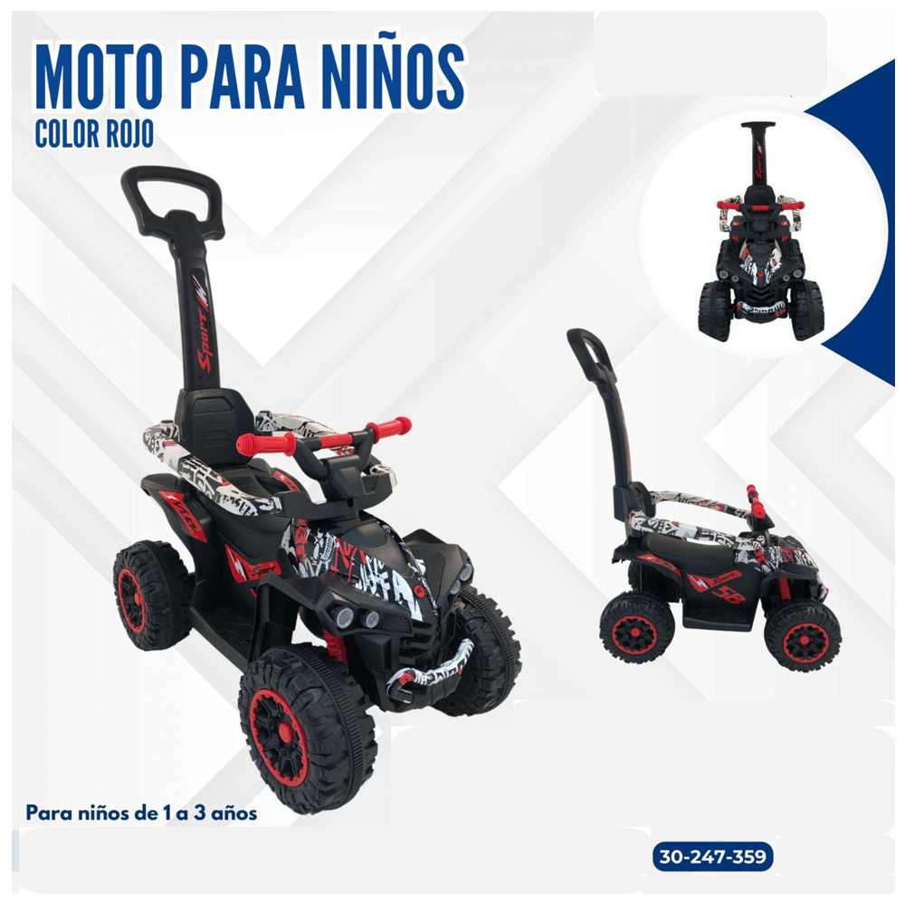 MOTO PARA NIÑOS ROJO