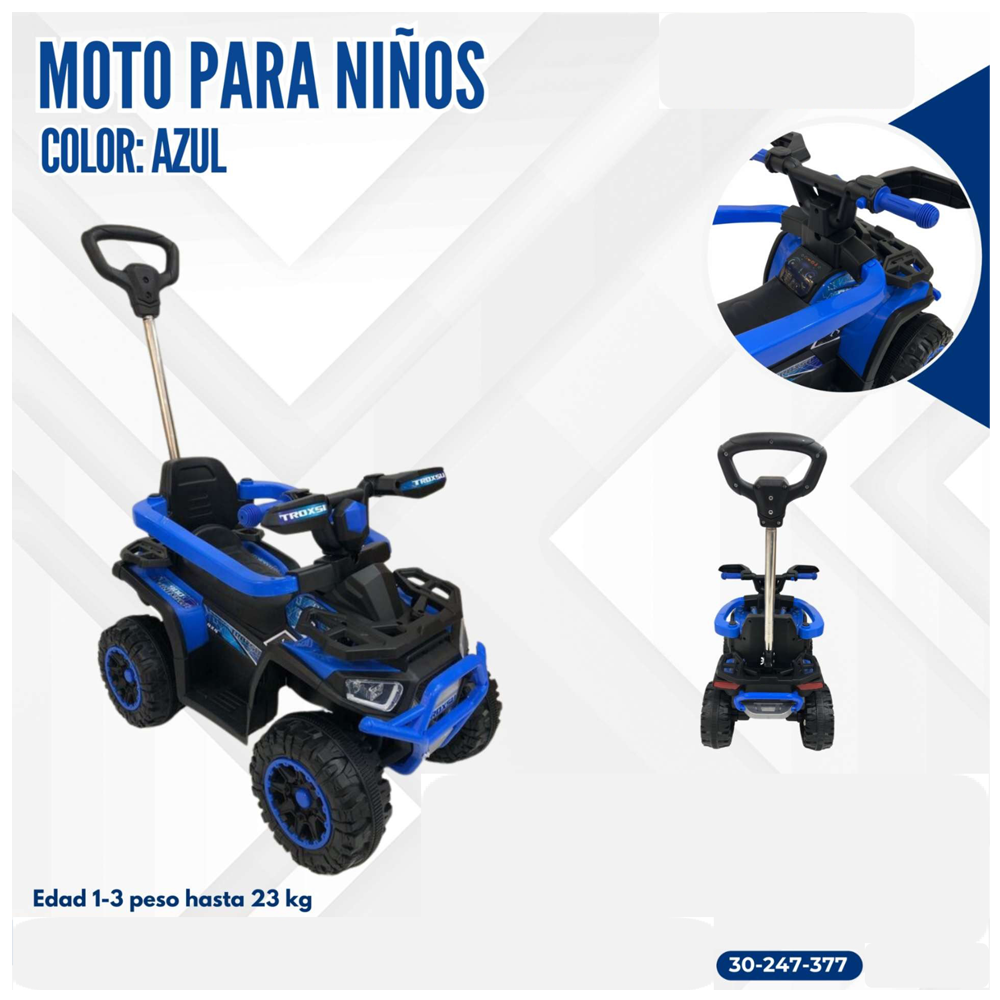 MOTO AZUL PARA NIÑOS