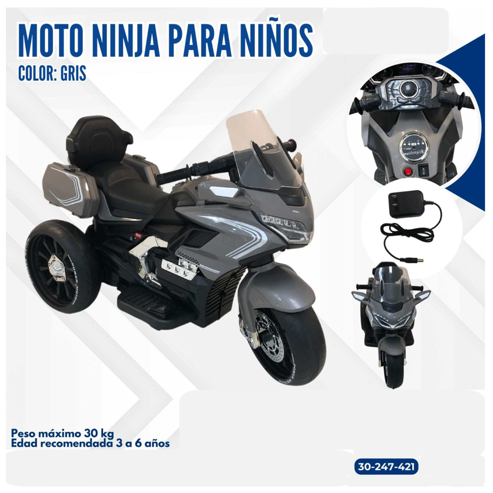 MOTO NINJA GRIS P CON N