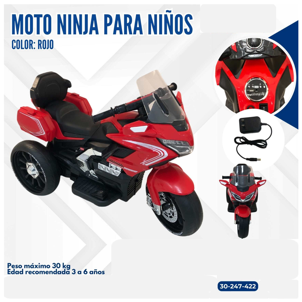 MOTO NINJA ROJA P CON N