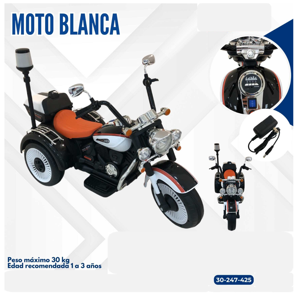 MOTO BLANCA