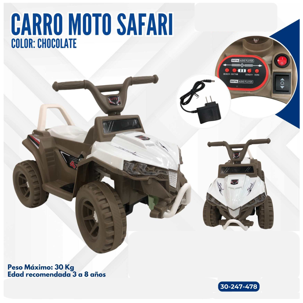 CARRO MOTO SAFARI BLANCO