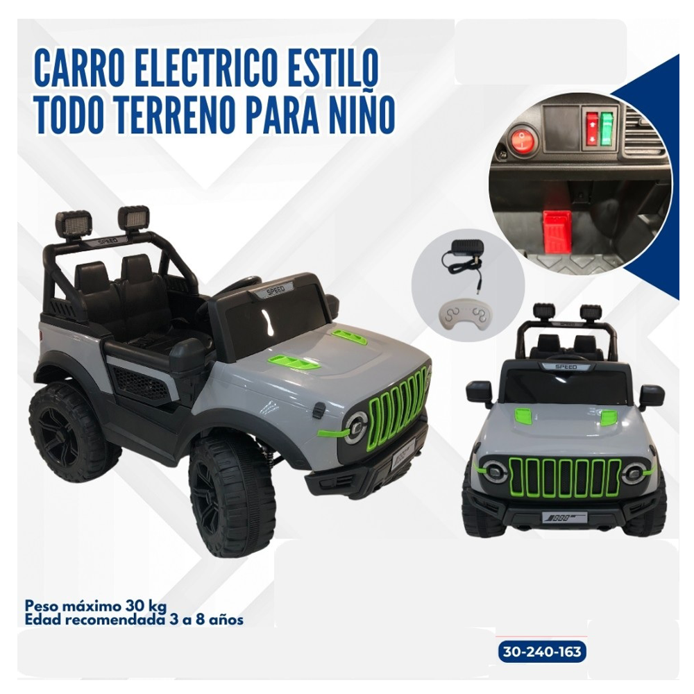 CARRO BLANCO TODO TERRENO