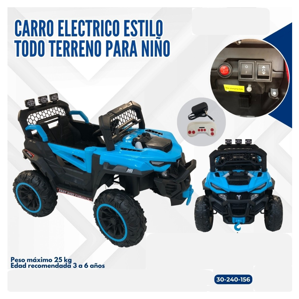 CARRO CELESTE TODO TERRENO