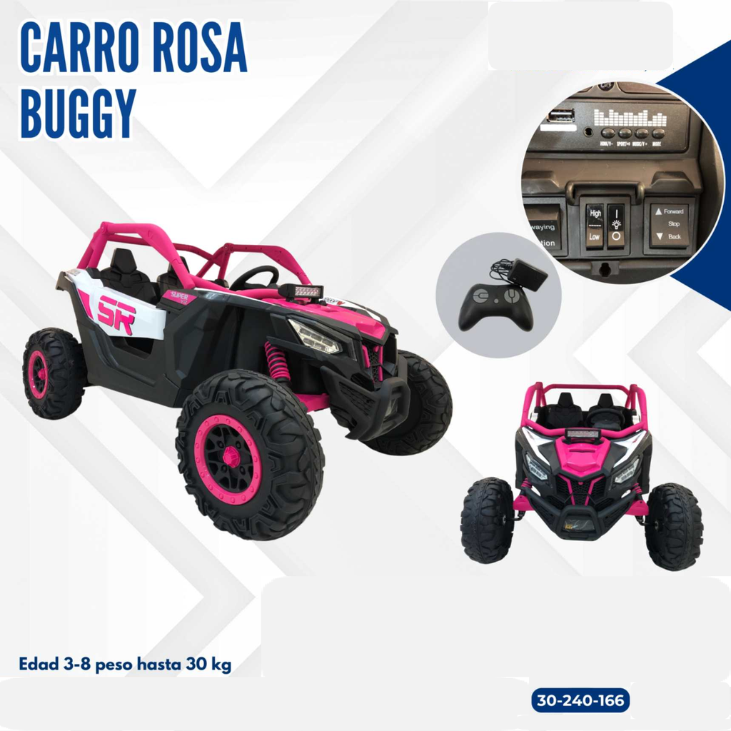 CARRO ROSA BUGGY