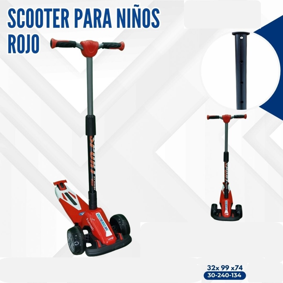 SCOOTER PARA NIÑOS ROJO