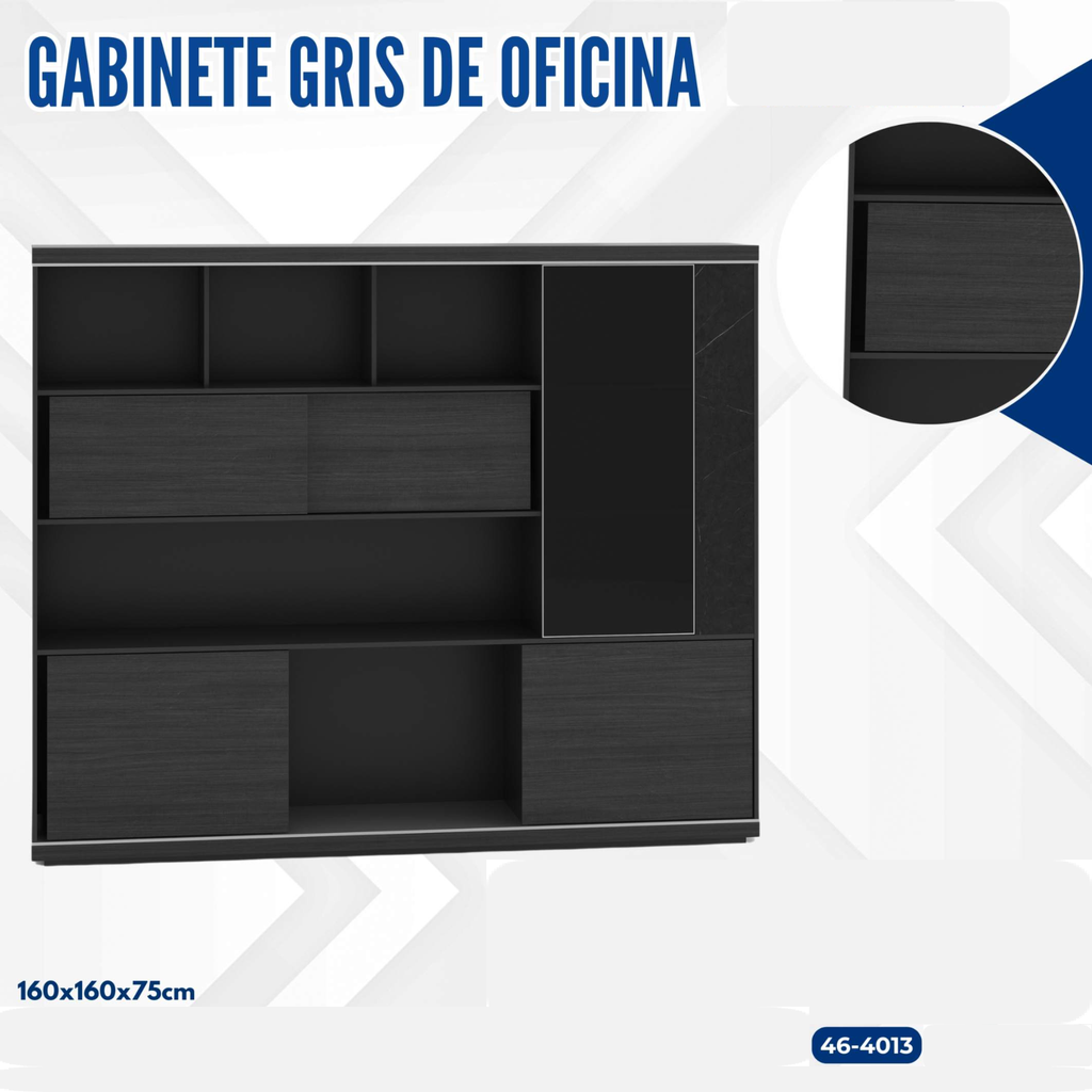 GABINETE GRIS DE OFICINA