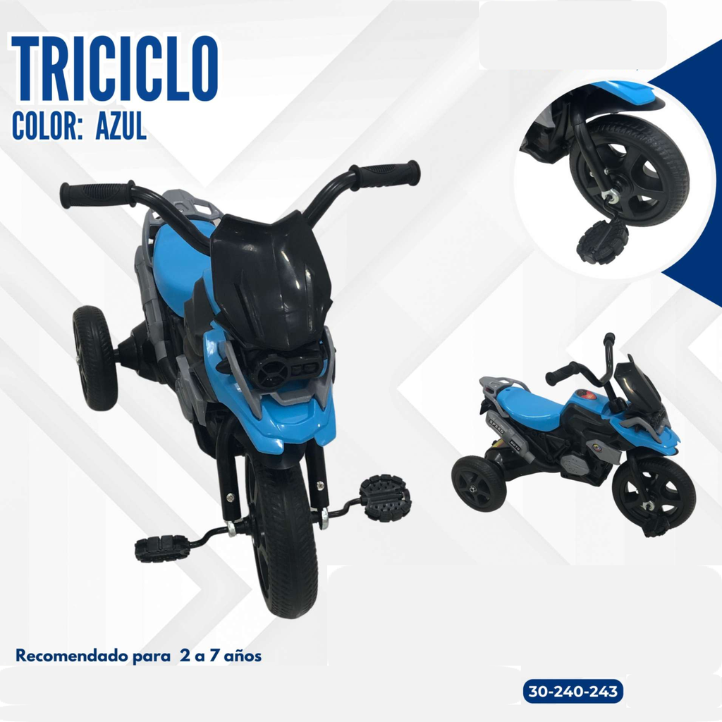 TRICICLO NEGRO/AZUL