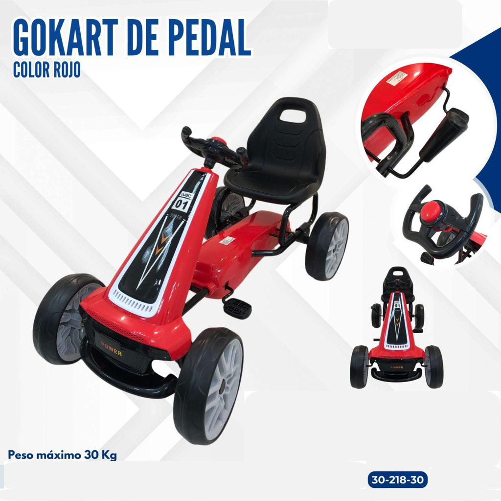 GOKART DE PEDAL  ROJO