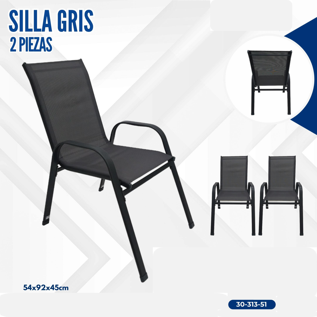 SILLA GRIS