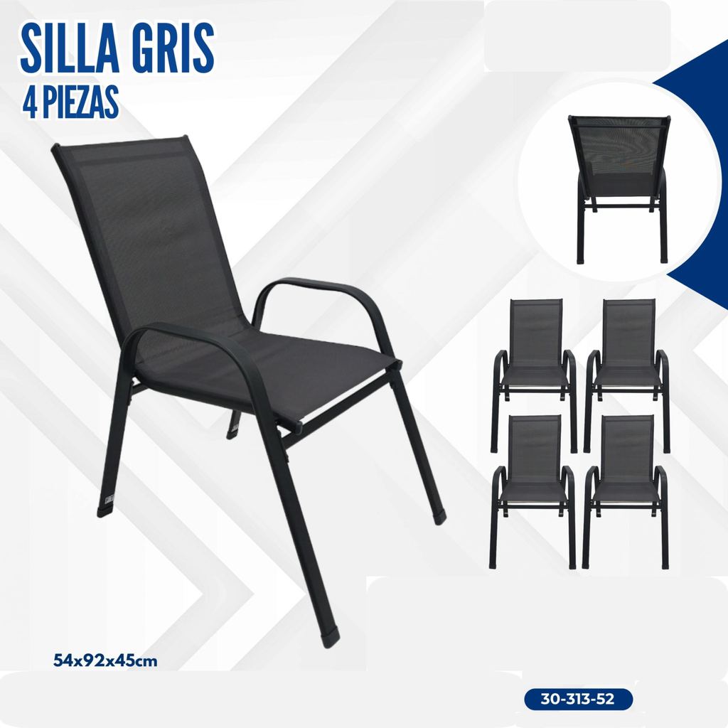 SILLA GRIS