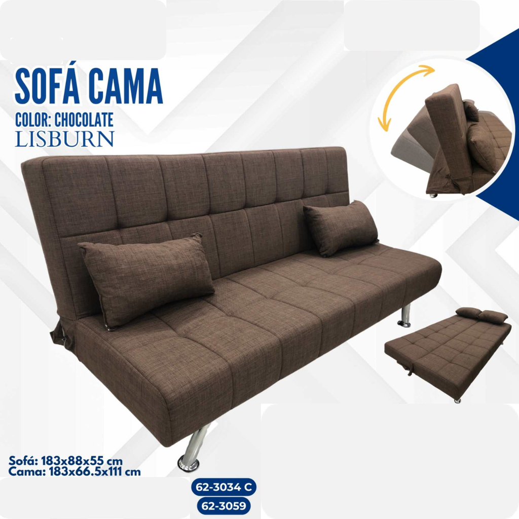 SOFA CAMA LISBURN CHOCO