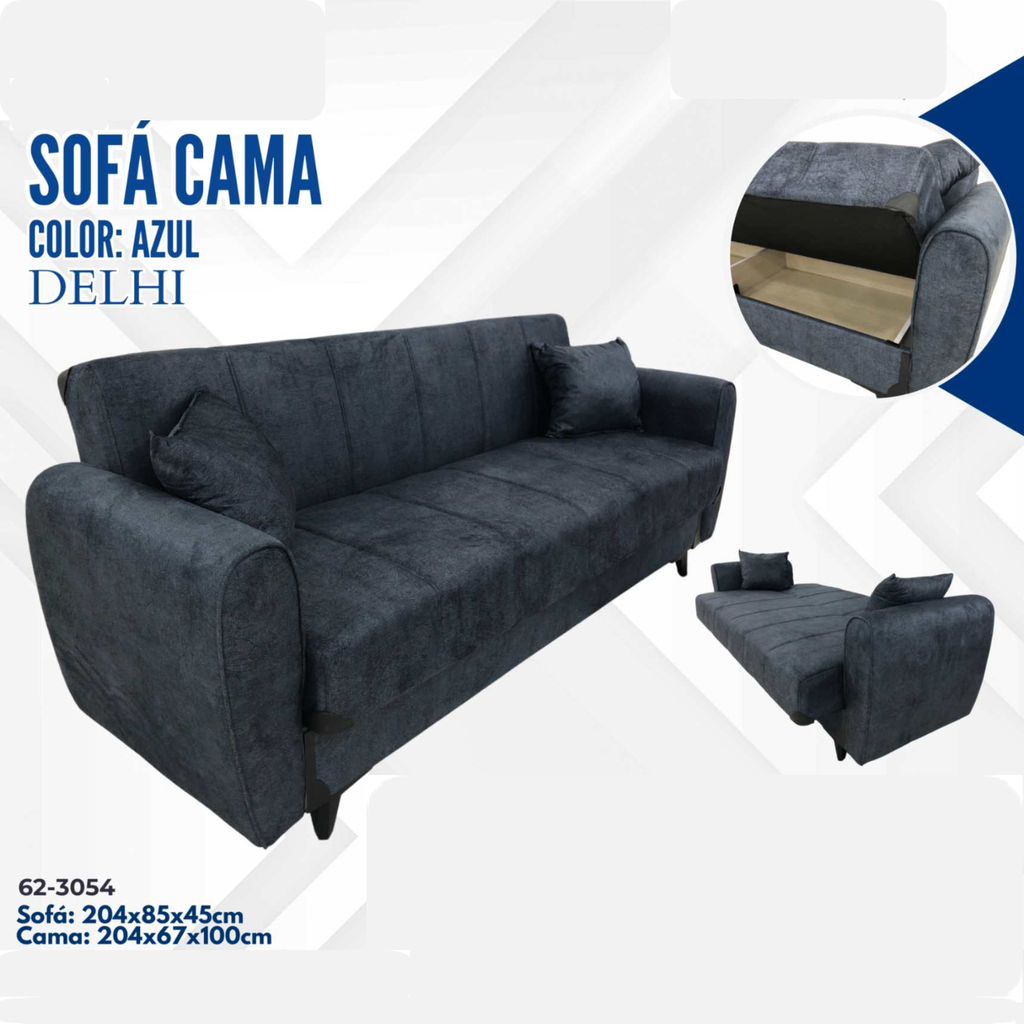 SOFA CAMA DELHI AZUL WASH