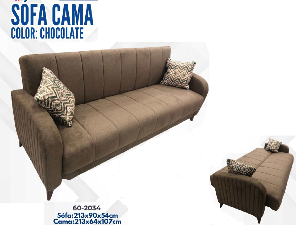 SOFA CAMA LOTUS CHOCOLATE