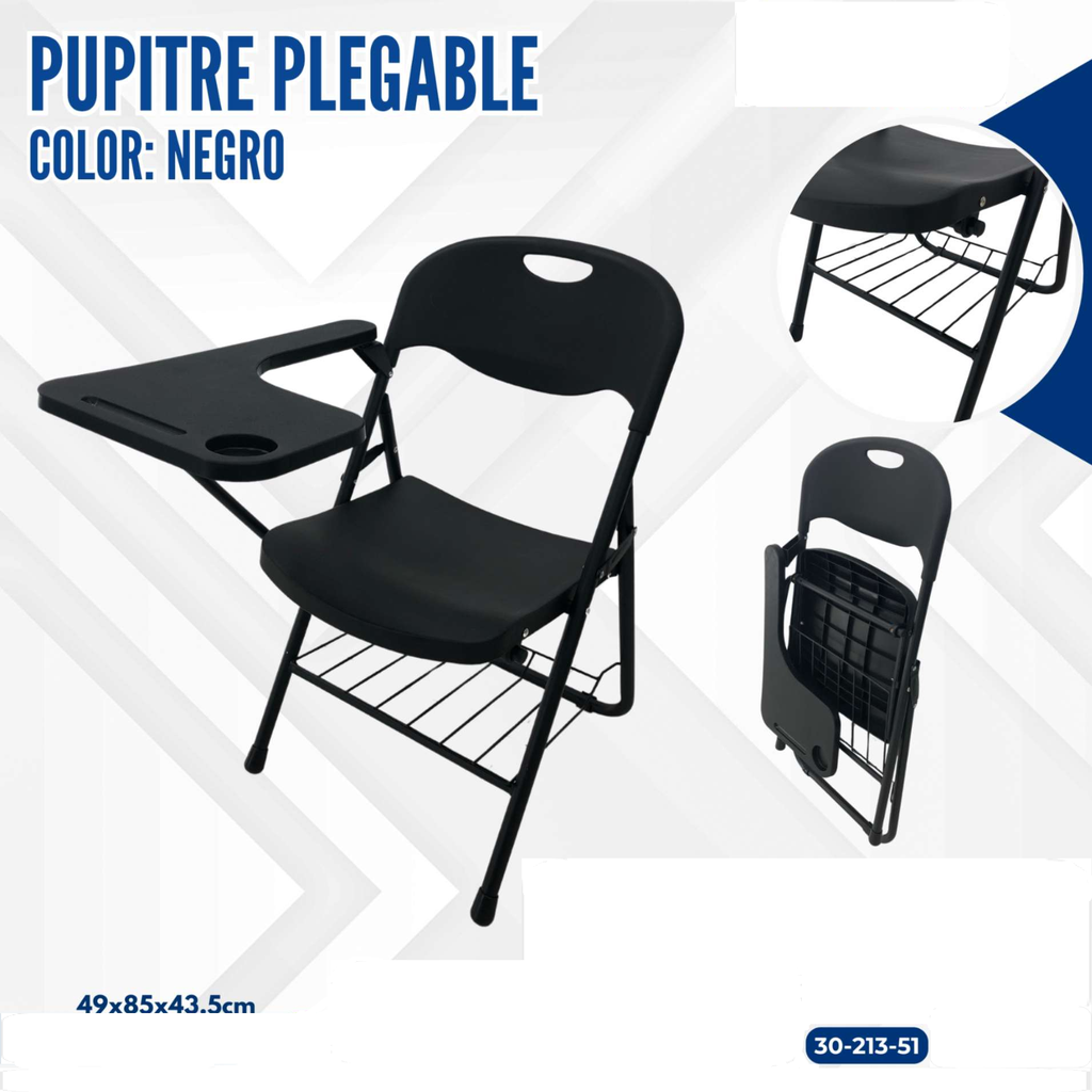 PUPITRE PLEGABLE NEGRO