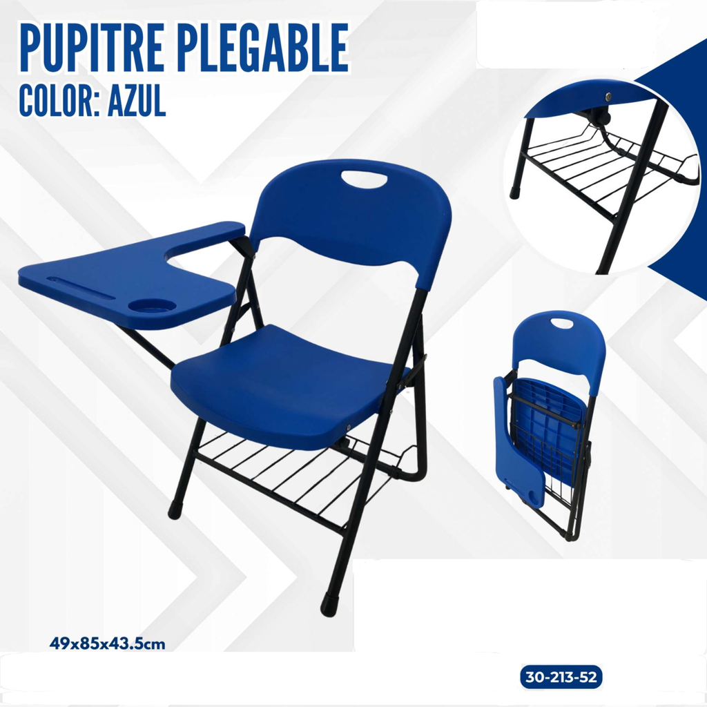 PUPITRE PLEGABLE AZUL