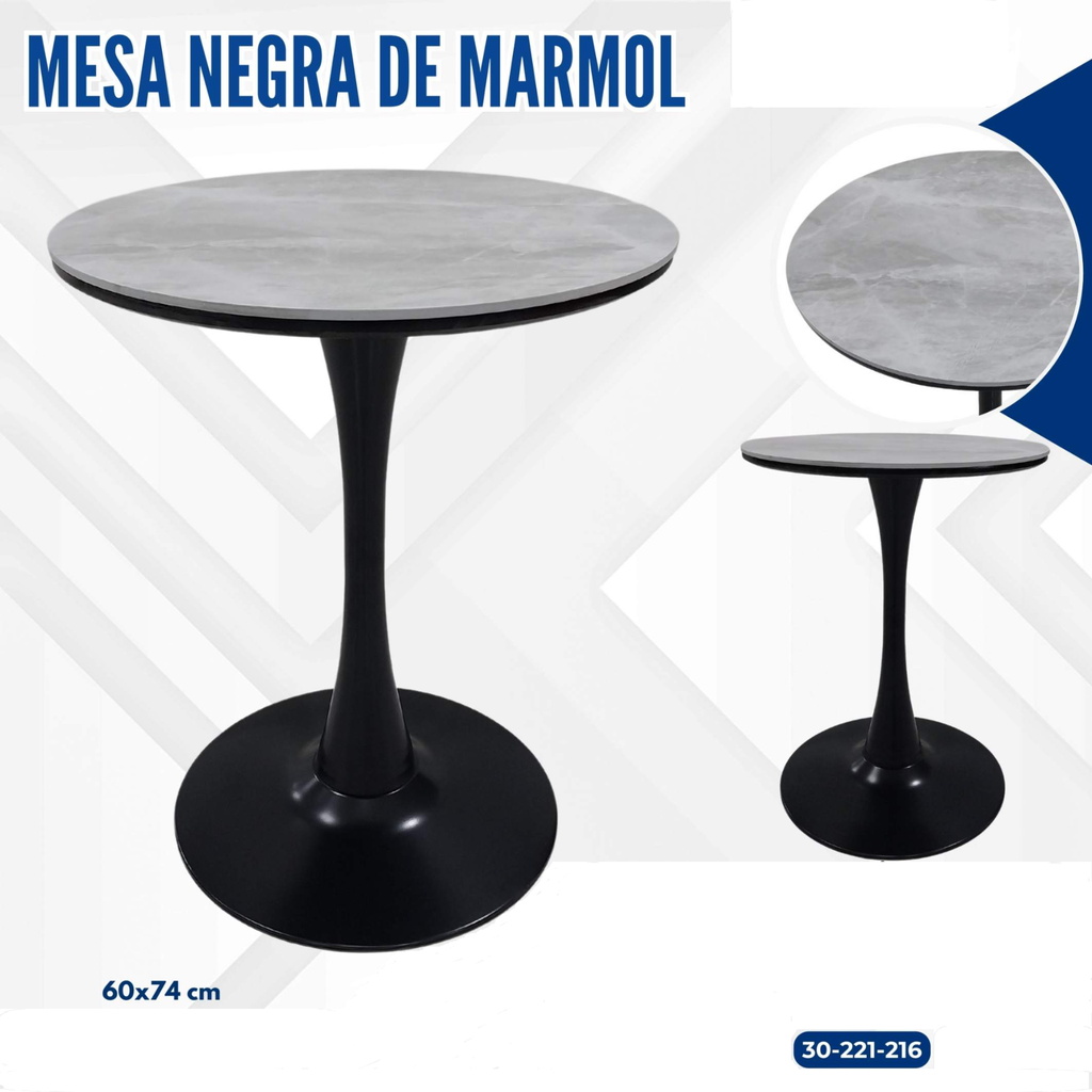 MESA (EMPQ 3 BLT) NEGRO DE MARMOL