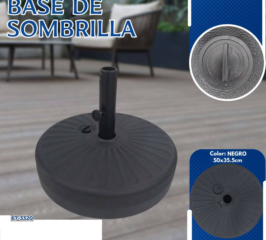 BASE DE SOMBRILLA