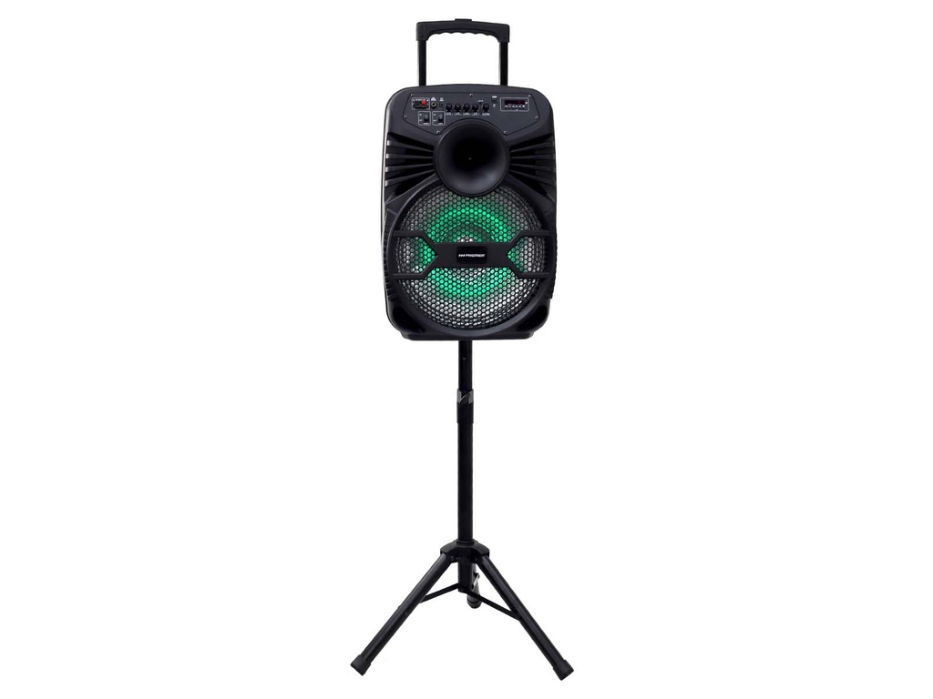 BOCINA RECARGABLE 15" REC/FM/BT/USB/TF/MIC/A UX