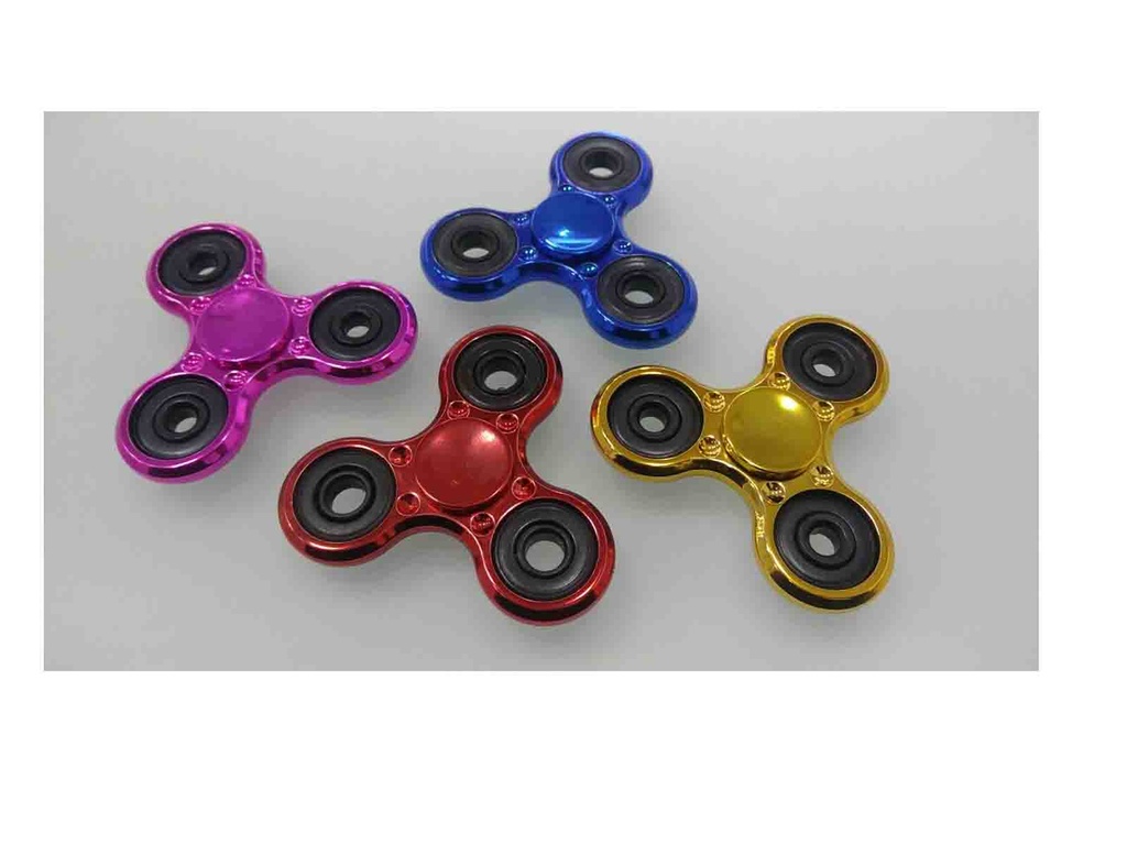 JUGUETE FIDGET SPINNER METALICO