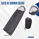 SACO DE DORMIR NEGRO