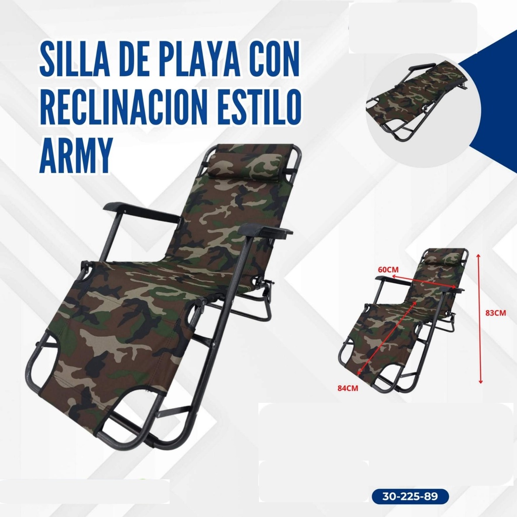 SILLA DE PLAYA ARMY