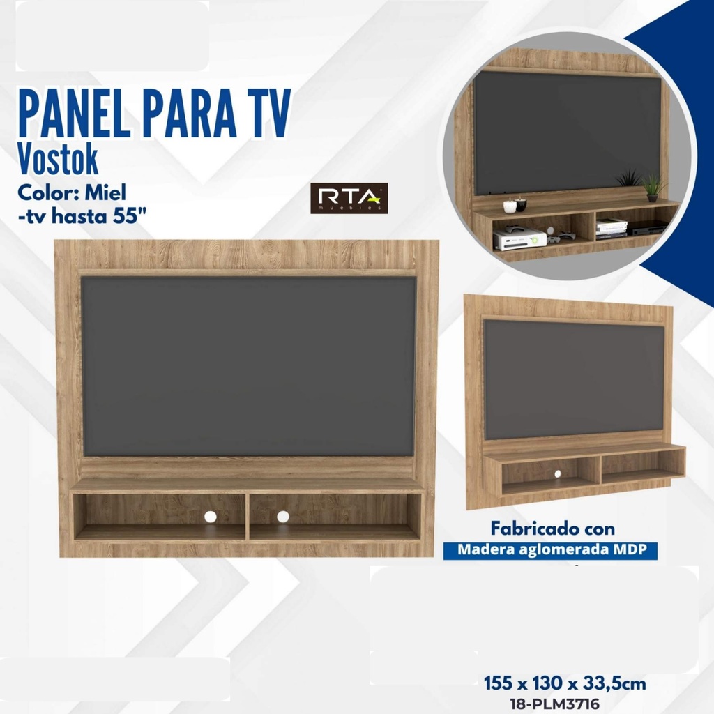 CAJA 1-2 PANEL TV VOSTOK (1C) MIEL